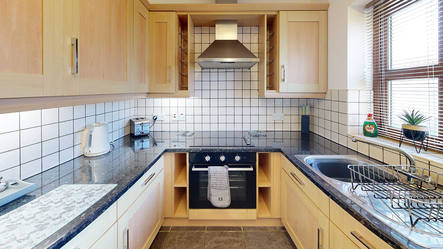 Ash Cottage at Graiglwyd Springs Holiday Cottages Kitchen