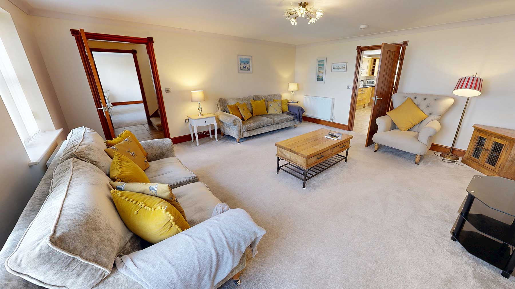 Willow Cottage at Graiglwyd Springs Holiday Cottages lounge